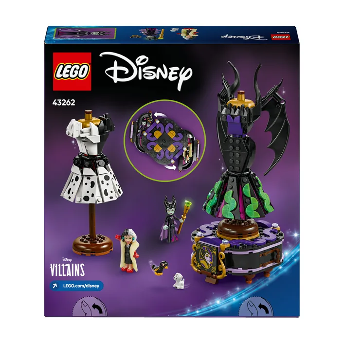 Конструктор LEGO Disney Villains Платья Малефисенты и Лютеллы де Виль 524 детали (43262)