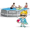 Бассейн каркасный 15в1 INTEX 26702, 305 х 76 см + машина для создания пузырей