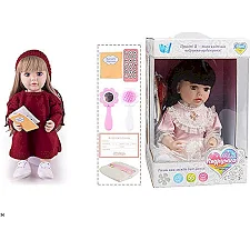 Інтерактивна лялька TK 7006-19 (9) "WToys", ОЗВУЧ. УКР. МОВОЮ, пульт, казки, пісні, відповідає на запитання, мелодії, повторюшка,в коробці