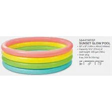 Intex Басейн 56441 NP "Веселка" (6) 4 кільця, розміром 168-45см, обсяг: 780л при наповненні 80, від 3 років