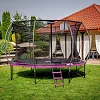 Батут THUNDER INSIDE ULTRA с внутренней сеткой 6 футов 185 см черно-розовый