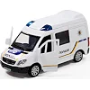 Автомодель - MERCEDES-BENZ SPRINTER ПОЛИЦИЯ 250294 в коробке TechnoDrive (Маш4113)