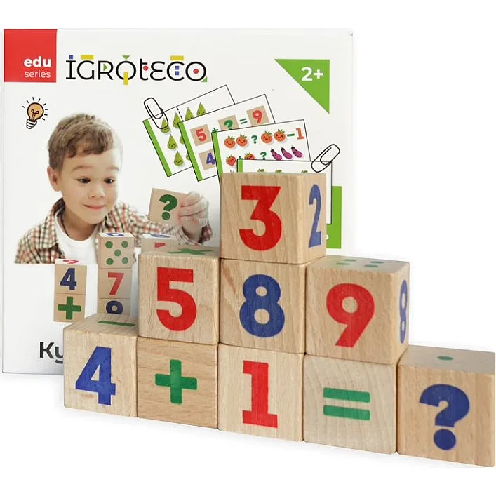 Кубики "Математика" 9 дет. 900736 IGROTECO (Нас0736)