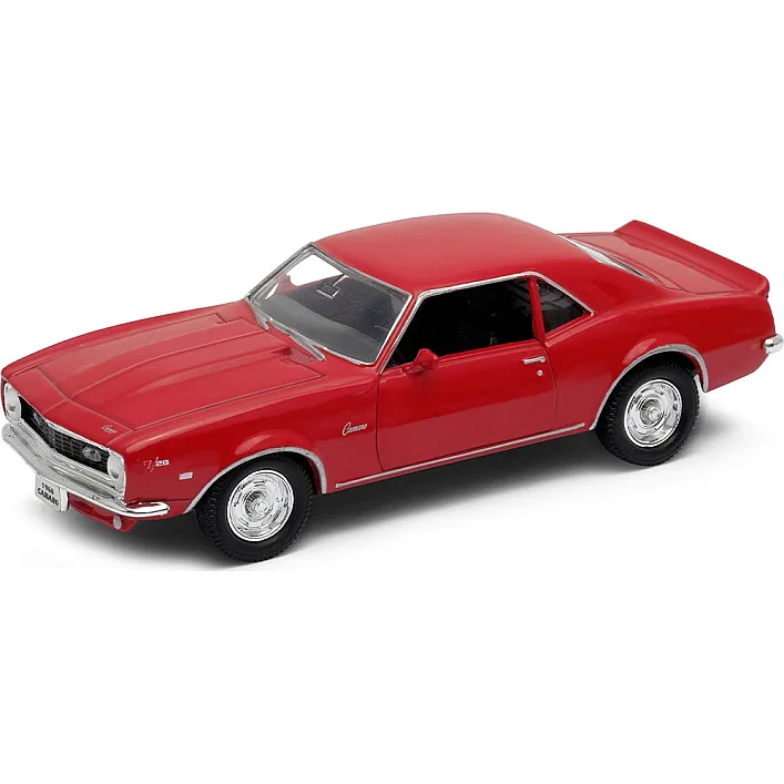Автомодель - CHEVROLET CAMARO Z28 1968 (красный, желтый) TECHNODRIVE (Маш0384)