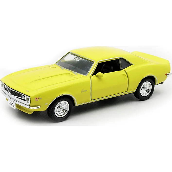 Автомодель - CHEVROLET CAMARO Z28 1968 (красный, желтый) TECHNODRIVE (Маш0384)