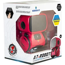 Интерактивный робот с голосовым управлением AT-Robot красный укр. язык AT001-01-RUS AHEAD TOYS (Хло7970)