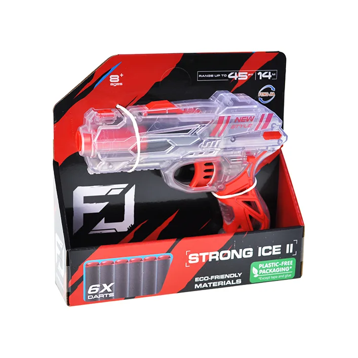 Бластер на поролонових патронах FJ7004 в коробці р.22x5,5x20,4 см YG Toys