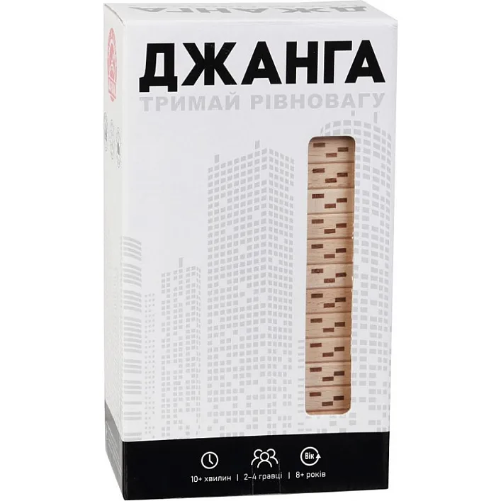 Настольная игра Джанга Arial 910015, 54 блока