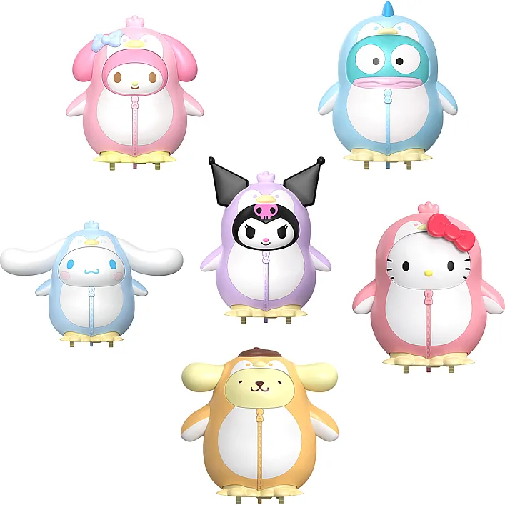 Механічна іграшка-сюрприз POP TOP SANRIO – БАЛ ПІНГВІНІВ (в ас.)