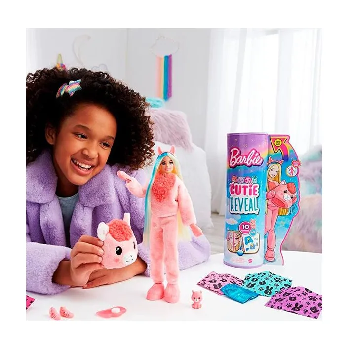 Кукла Barbie Cutie Reveal Забавная лама 29 см (HJL60)
