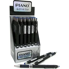 Ручка Piano PB-165 шариковая синяя автомат (Кнц5165)