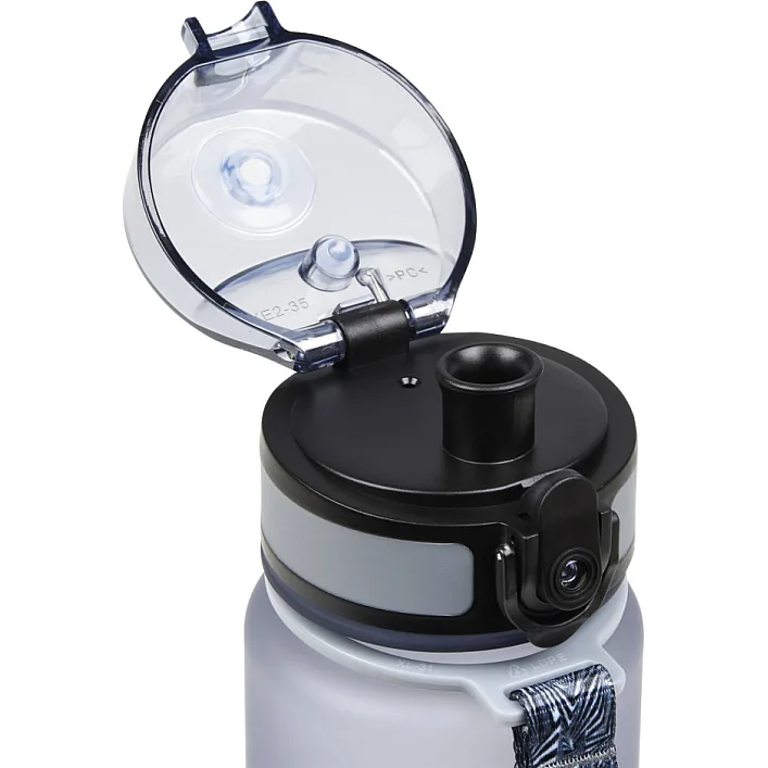 Бутылка для воды UZSPACE 3026(Grey) 500 мл, серая