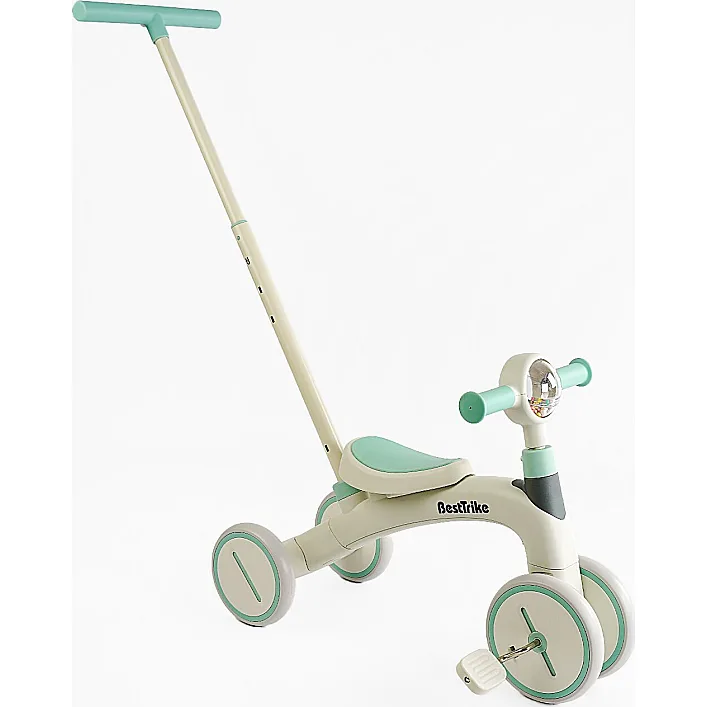 Велосипед 3-х цв. BST-410 Best Trike (1) материал рамы нейлон, колеса передние 8'', задние 6'', родительская ручка, в коробке