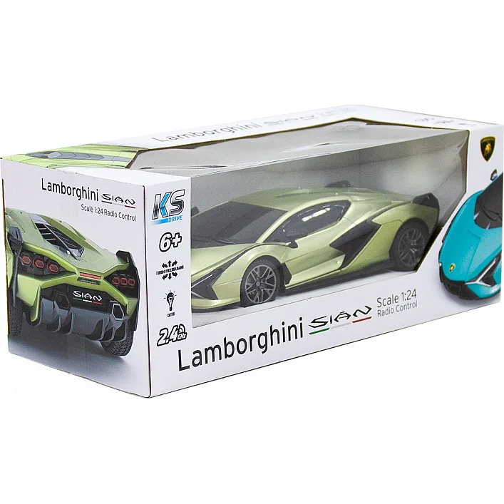 Автомобиль KS Drive на р/у - Lamborghini Sian (1:24, зеленый)