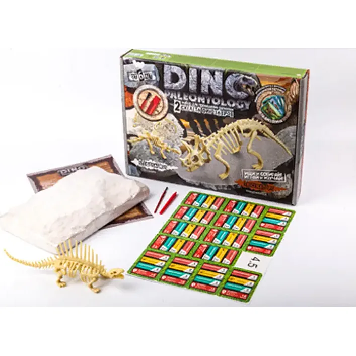 Набор для проведения раскопок (В) "DINO PALEONTOLOGY" DP-01-01,02,03,04,05 DANKO (Нас2242)