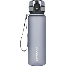 Бутылка для воды UZSPACE 3026(Grey) 500 мл, серая
