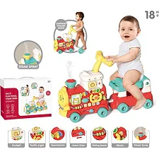 Ходунки-каталка YL 624 A (8) музика, підсвічування, парогенерація, пальчикові ігри, ключ запалювання, кермо, шестерні, сидіння, в коробці