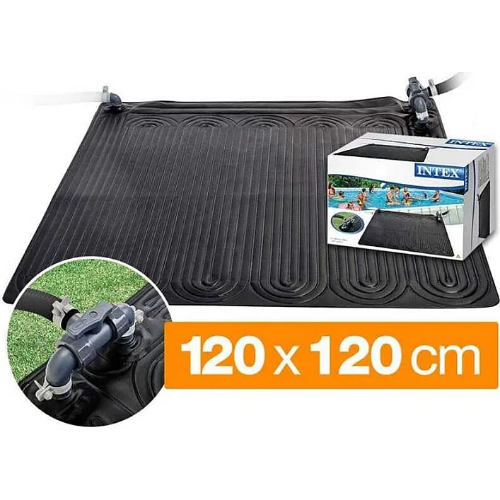 Intex Килимок 28685 (3) 120х120см, нагрівач для води від сонця Solar Heating Mat, шланг 32мм