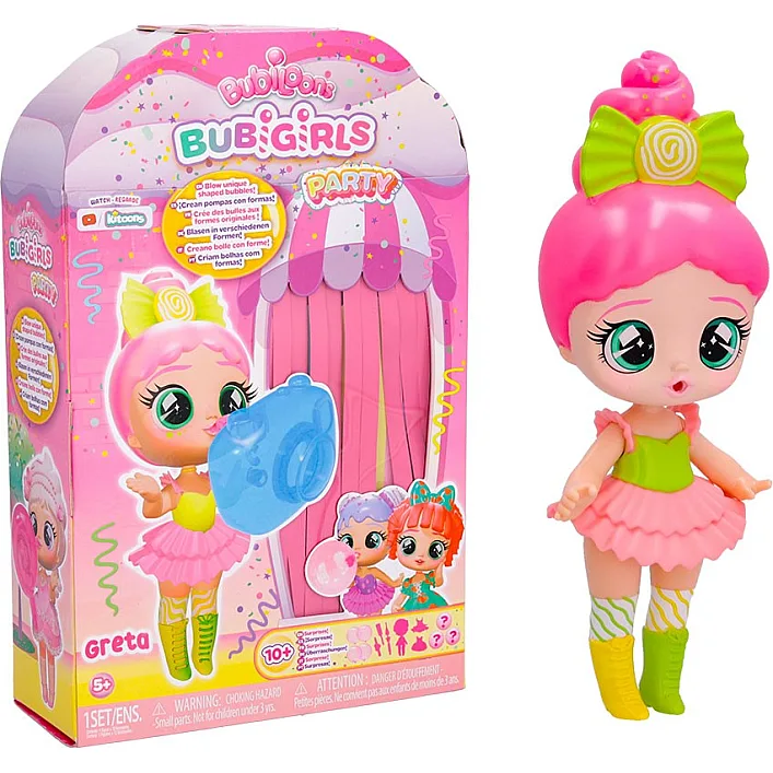Игровой набор с куклой Bubiloons – Малышка Баби Грета