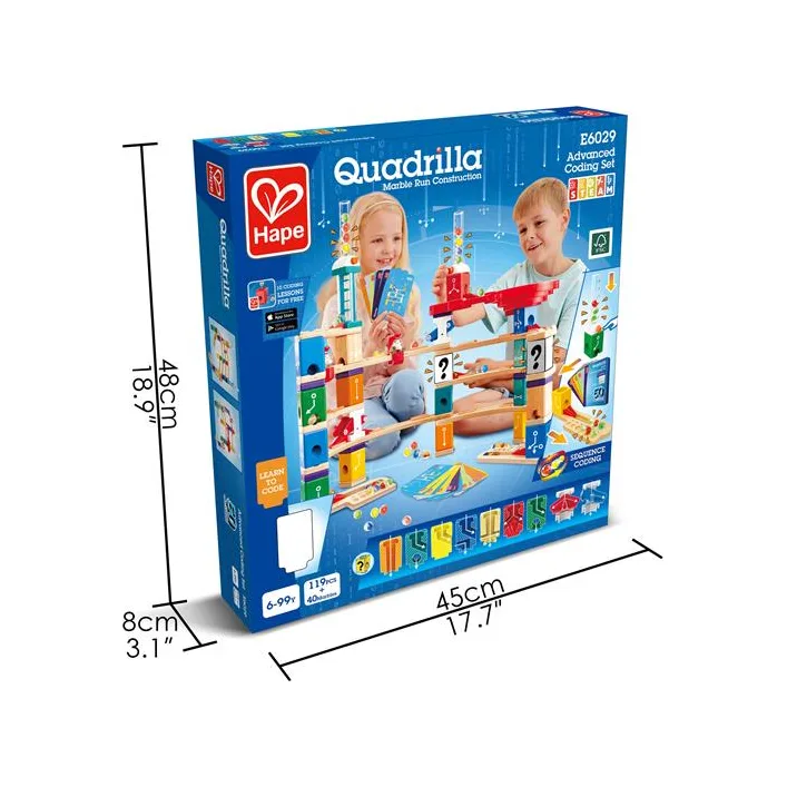 Конструктор-лабиринт Hape Quadrilla Программирование 159 эл. (E6029)