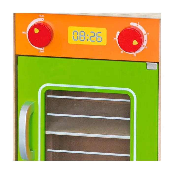 Детская кухня Viga Toys из дерева с посудой (50957FSC)