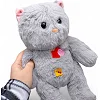 Мʼяка іграшка "Кошеня Victory" 29 см (СІРА)