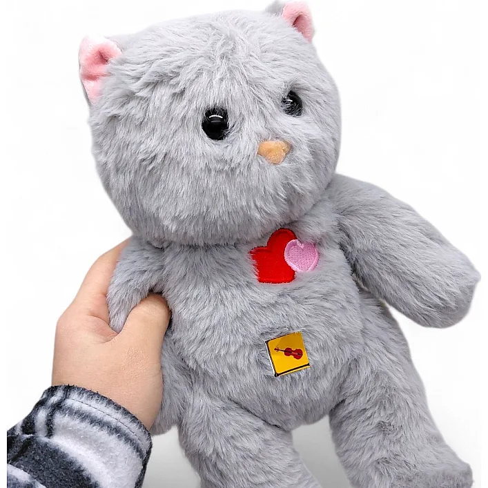 Мʼяка іграшка "Кошеня Victory" 29 см (СІРА)