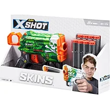 Скорострельный бластер X-Shot Skins Menace Camo 8 патронов (36515A)