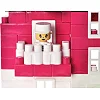 Конструктор "Block&Steps: Розовая Вилла" + ходилка и мемори игра 3в1, 124дет. QB300-206 qbee (Кон3296)
