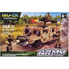 Конструктор Армия IBLOCK PL-921-430, 3 фигурки военных Вид 4