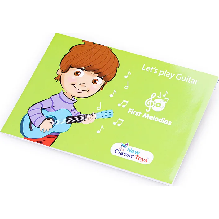 Детская гитара де люкс, New Classic Toys, красная, арт. 10300