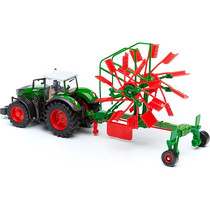 Модель - Трактор Fendt 1050 Vario c роторными валковыми граблями