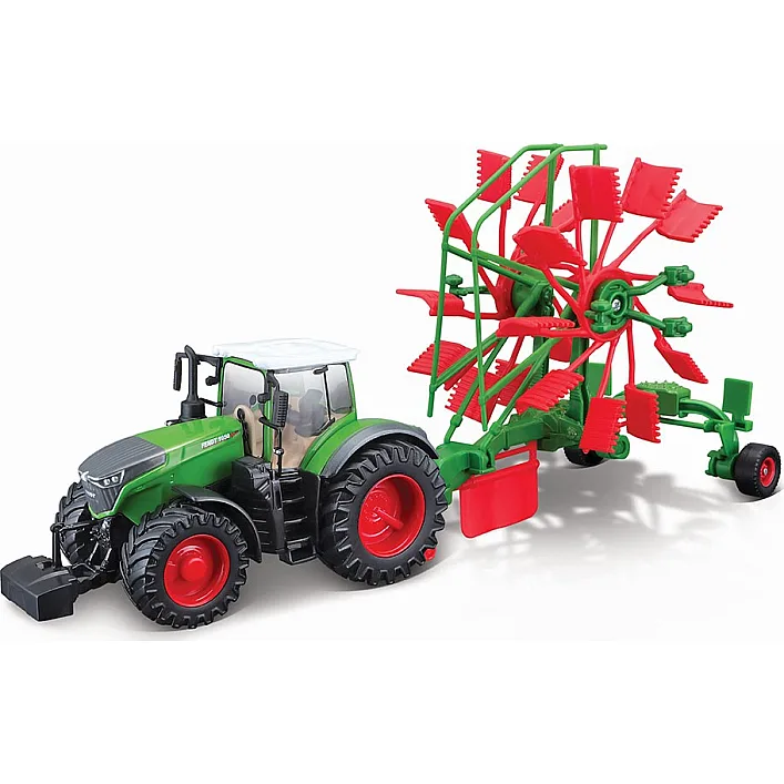 Модель - Трактор Fendt 1050 Vario c роторными валковыми граблями