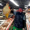 М'яка подарункова іграшка "Риба" 70 см