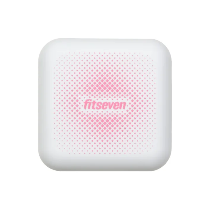Кейс для капсул Fitseven UZSPACE TP005WP, белый с ромбами