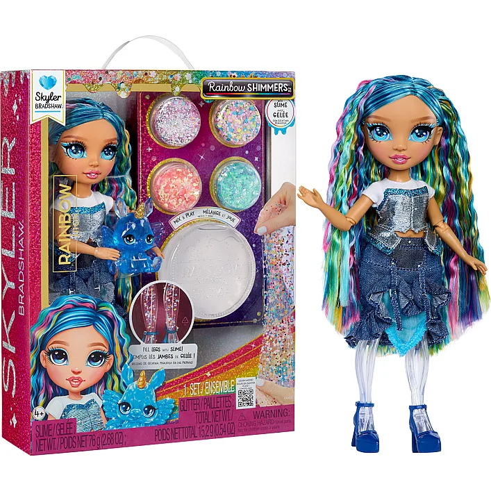 Ігровий набір з лялькою RAINBOW HIGH серії "Rainbow Shimmers" - СКАЙЛЕР (зі слаймом)