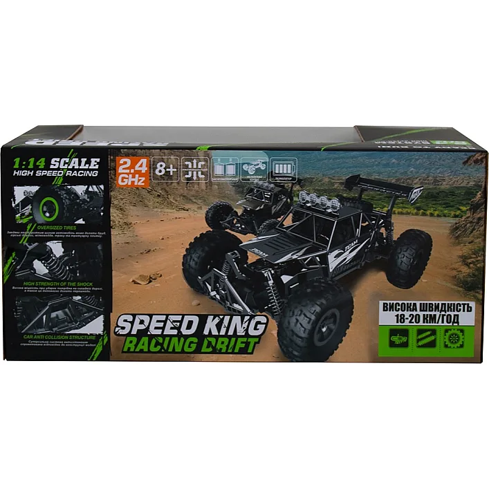 Автомобиль Off-road Crawler на р/у – Race (матовый черный, 1:14)