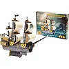 Деревянный 3D конструктор "Пиратский корабль" Puz-00928 р.34*27*9см PuzzleOk (Дер6228)