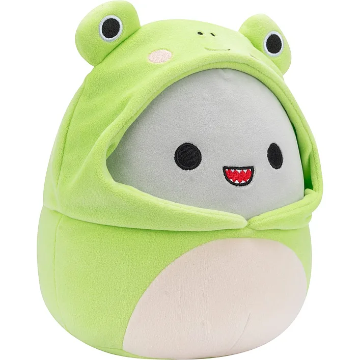 М'яка іграшка SQUISHMALLOWS - АКУЛА ГОРДОН (30 cm, у одязі)