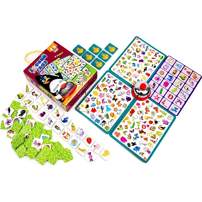 Настольная игра "Crazy Koko. Острый глаз" с звонком VT8010-03 VladiToys (Нас1003)