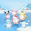 Механічна іграшка-сюрприз POP TOP SANRIO – БАЛ ПІНГВІНІВ (в ас.)