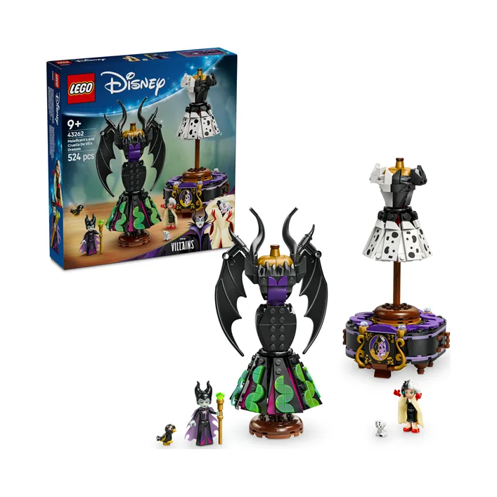 Конструктор LEGO Disney Villains Платья Малефисенты и Лютеллы де Виль 524 детали (43262)