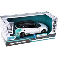 Машина металлическая "АВТОПРОМ" 68739 1:36 MINI COOPER, батарейка, свет, звук, откр.двери, капот, багажник в кор.20*9*9см (Маш6535)