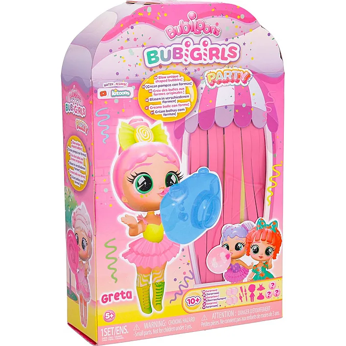 Игровой набор с куклой Bubiloons – Малышка Баби Грета