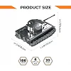 Колекційна модель-конструктор Metal Time Ponderous Panzer Heavy Tank Важкий танк Тигр (MT020)