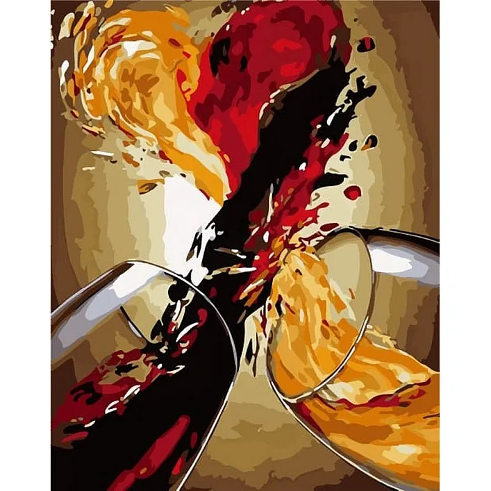 Картина по номерам "Праздничное настроение" 40x50 см
