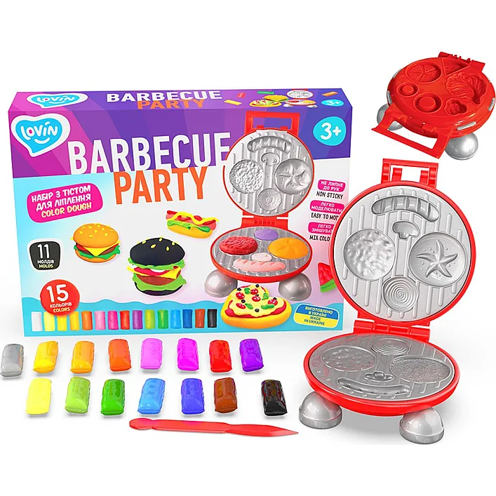 Набір для ліплення з тістом Barbecue Party 41194 TM Lovin (Різ6488)