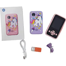 Смартфон "KidPhone Pony" с камерой и играми (розовый/фиолетовый) в коробке р.14*9*4см (Муз0150)