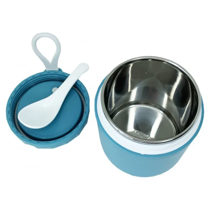 Ланчбокс з ложкою MGZ-0122(Blue) 430 мл