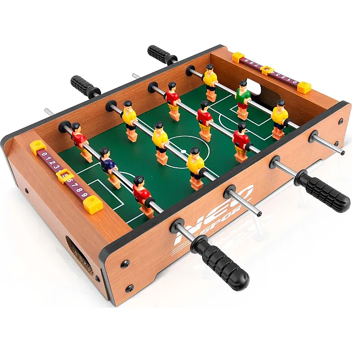 Настільний футбол Neo-Sport NS-439, 34,5 x 22 x 7 см, коричневий